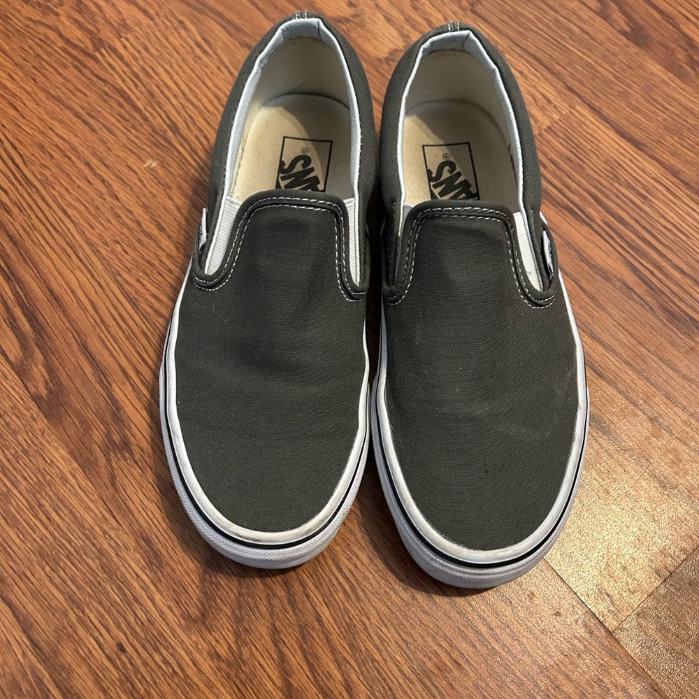 Vans Charcoal Slip-On Shoes